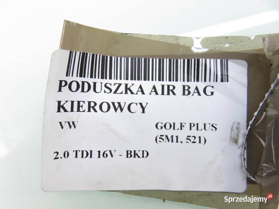 PODUSZKA KIEROWCY VW GOLF PLUS 1K0880201P