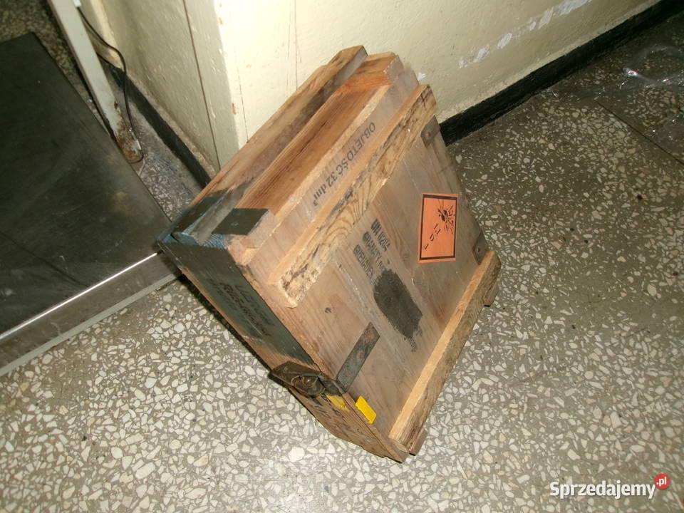 Skrzynia wojskowa drewniana wym 36x45 wys 15 Legionowo