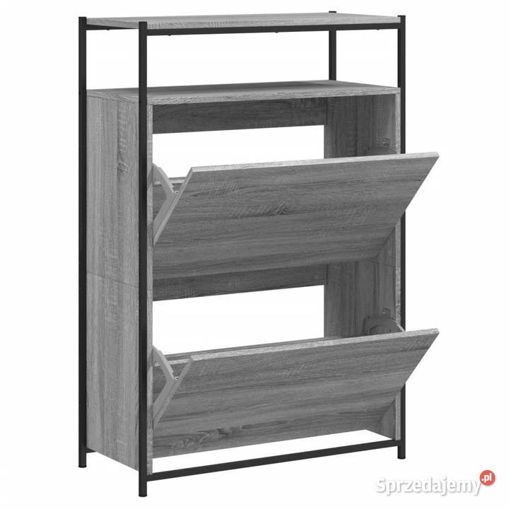 Szafka na buty szary dąb sonoma 75x34x112 Warszawa