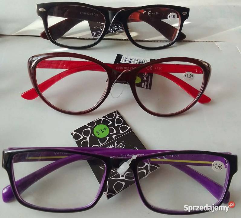 Okulary do czytania 150 dpt EyeMedic Wyrób Okulary korekcyjne Rewal sprzedam
