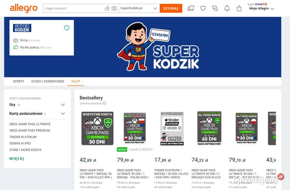 Dochodowy biznes ecommerce na sprzedaż Allegro Justynów