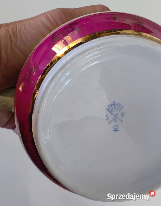 Piękny stary zestaw kawowy z manufaktury SEP sprzedam