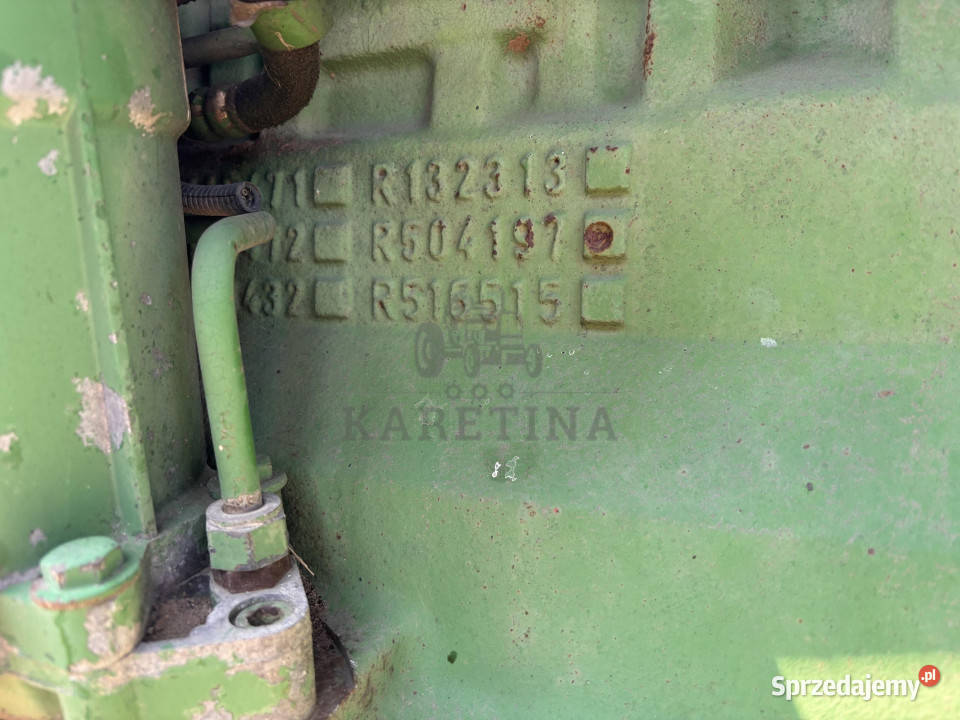 John Deere 6081HRW36 Słupek Silnik Głowica Blok Pozostałe Jastrzębniki