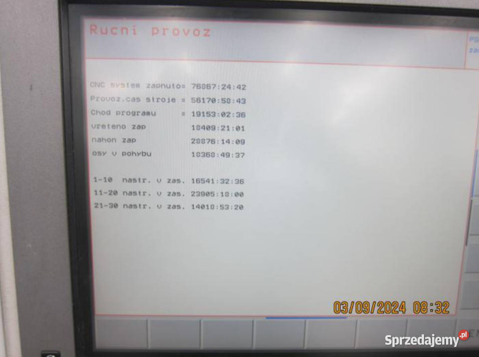 Centra obróbcze pionowe C 600 U28774 Produkcja Legnica