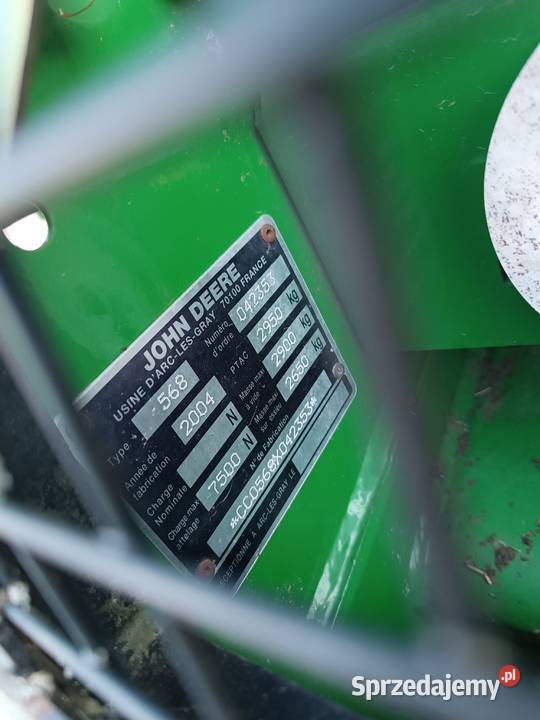 Prasa John deere 568 walcowa rotor noże siatka Suwałki