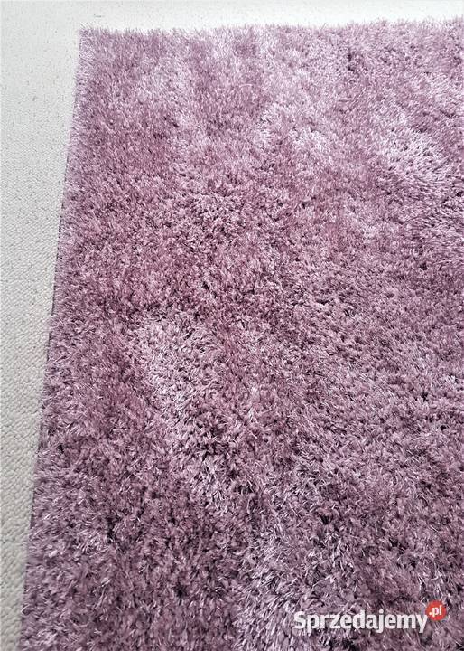 OUTLET Dywan shaggy GLAMOUR nabłyszczany lila Przeciszów