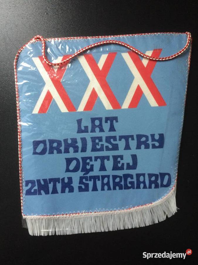 2820 Proporczyki Orkiestry Dętej ZNTK Stargard Szczecin