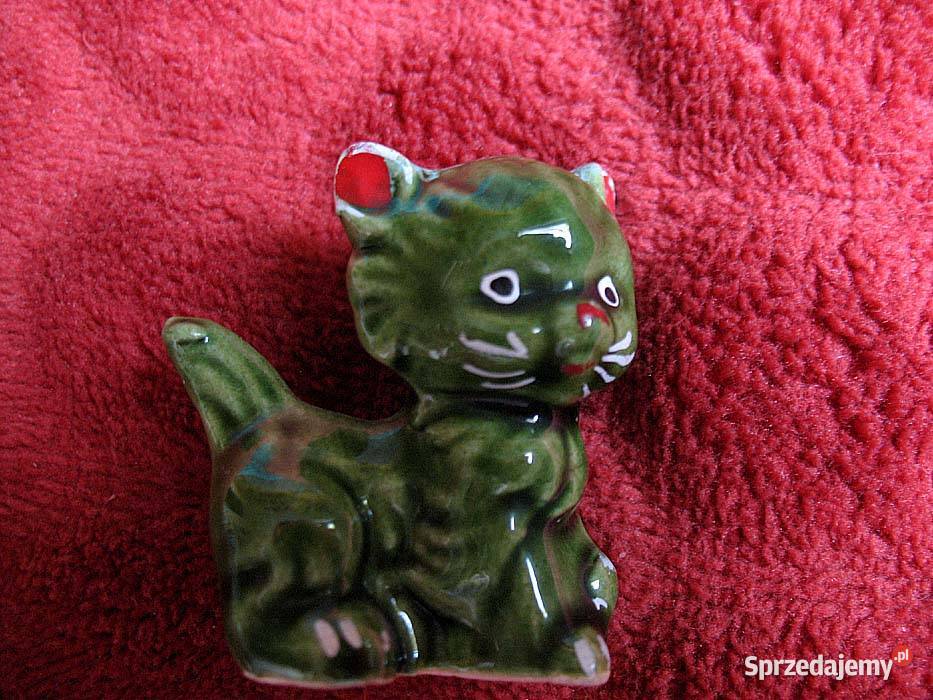 Kot Zielony kotek Figurka Stary Design 45 x 4 x Siedlce