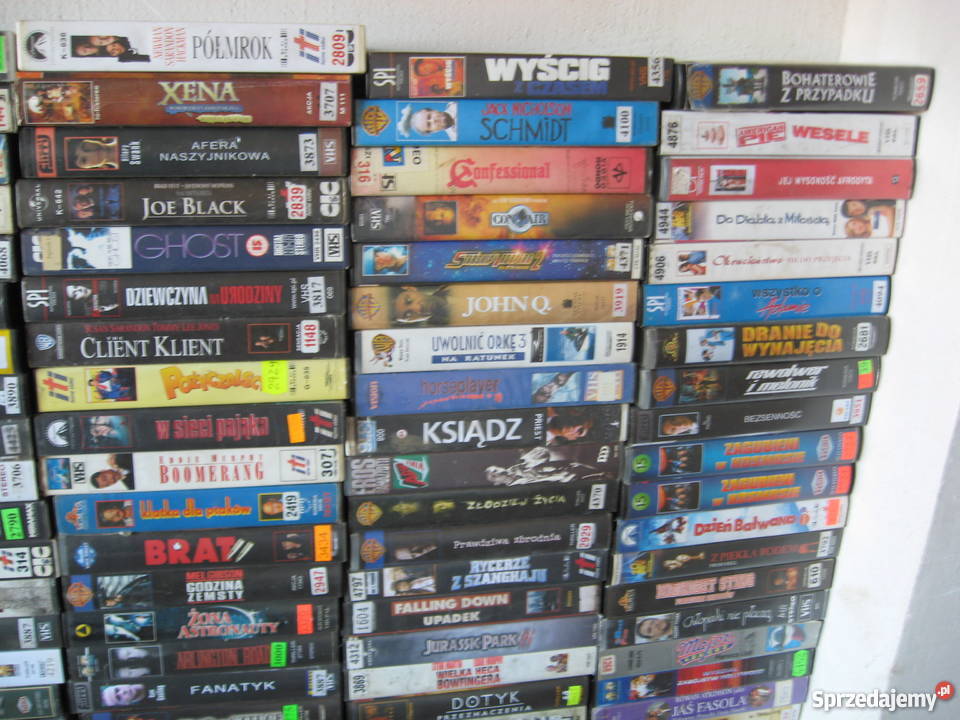 Oryginał filmy VHS z wypoyczalni 300 warmińsko-mazurskie Grodziczno