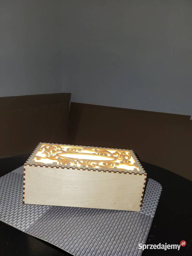 Lampa z naturalnego drewna Boho Loft LED małopolskie