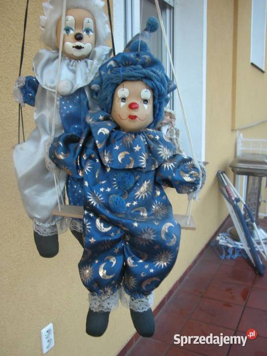 lalka porcelanowa pajac 2 sztuki sprzedam
