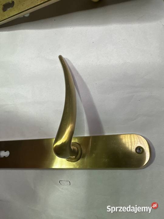 Klamka szyld Wing Satyna klucz Gliwice