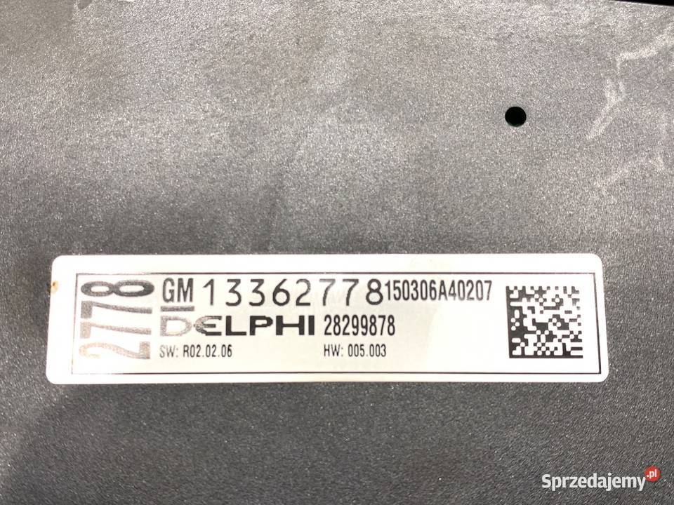 PANEL STEROWANIA NAWIEWU OPEL MERIVA B 13362778