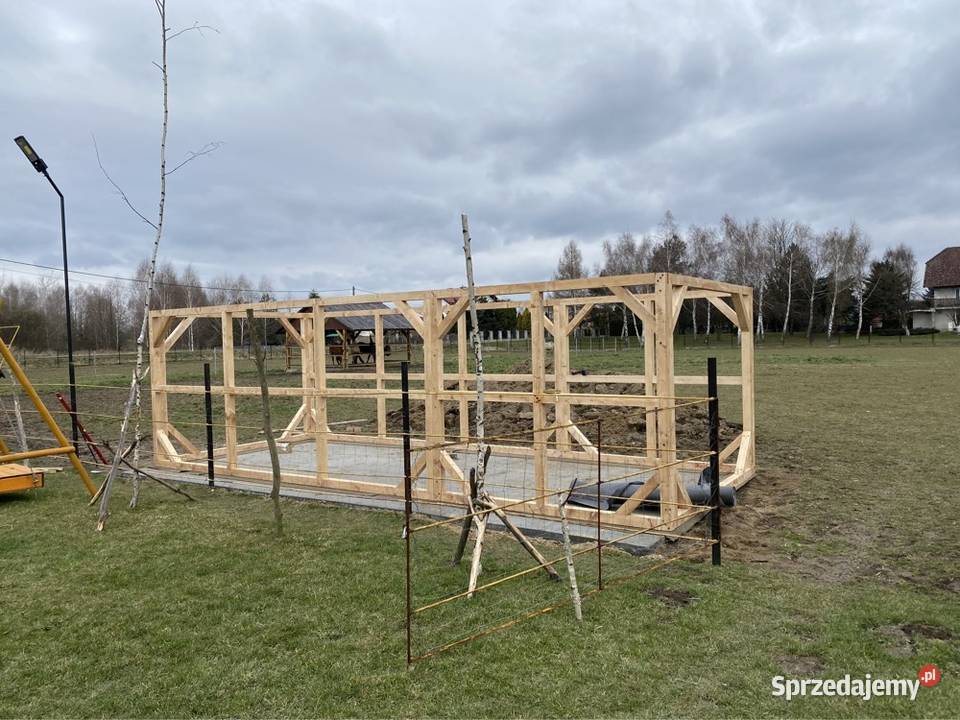 Budynek gospodarczy garaz stajenka 3x6 Ogród Bochnia