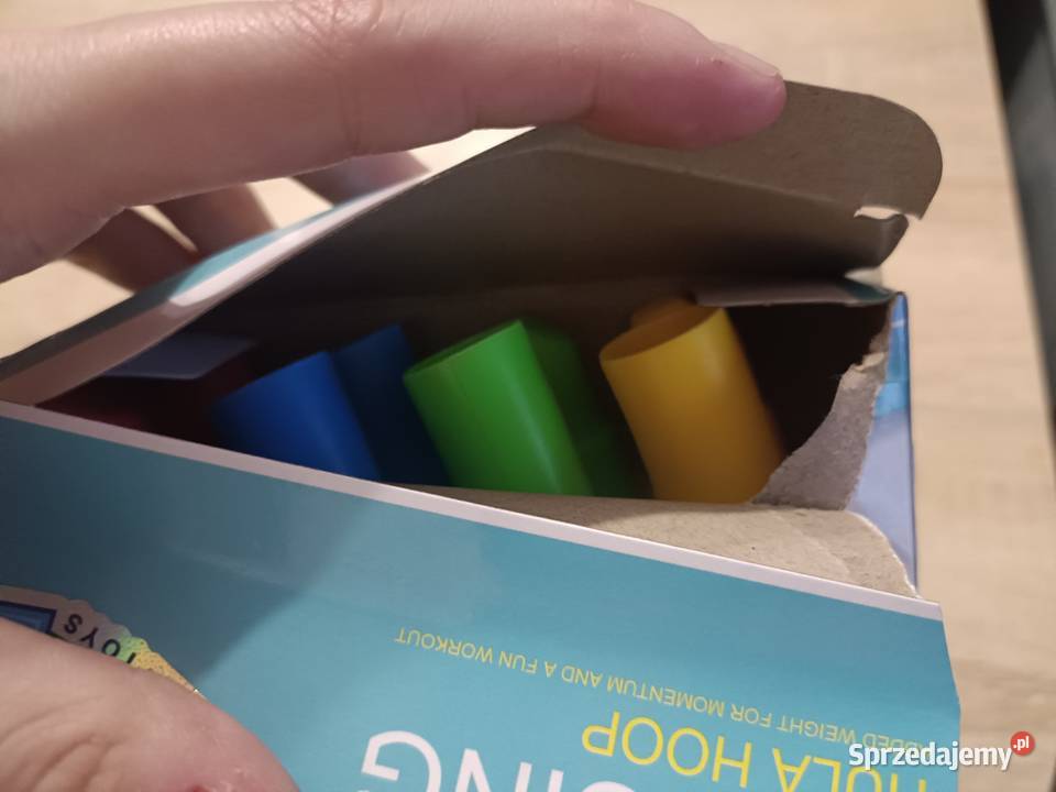 Hulahop z wypustkami kolorowe 60 składane z 8 Pozostałe Kwidzyn