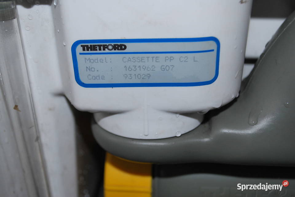 TOALETA Z KASETĄ THETFORD C2 DO KAMPERAKEMPINGU mazowieckie Grzebowilk sprzedam