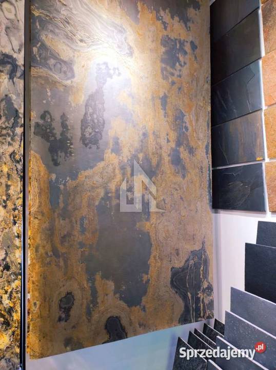 Fornir kamienny transparentny C Gold kamień do