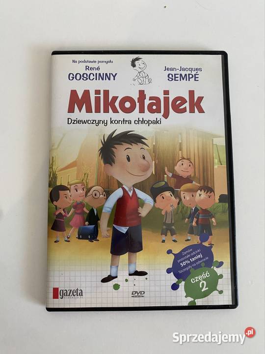 DVD dysk Najnowsze przygody Mikotajka x4 sztuki wewnętrzny Warszawa