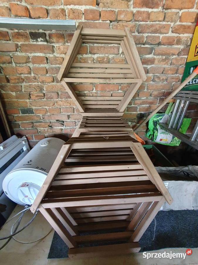 NOWA Półka drewniana donicedonica HEXEN MAXI Donice Wrocław