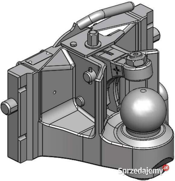 Zaczep transportowy kulowy K80 311 mm Kamionna