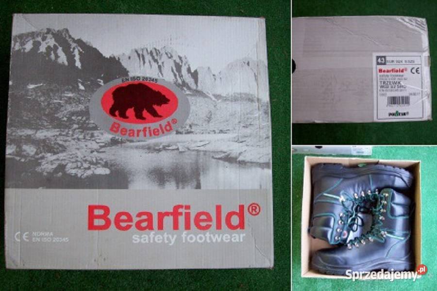 Buty Robocze Bearfield ochronne 43 NOWE W02 S2 inna Wałcz sprzedam