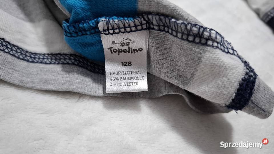 Koszulka długi rękaw chłopięca paski Topolino Czeladź