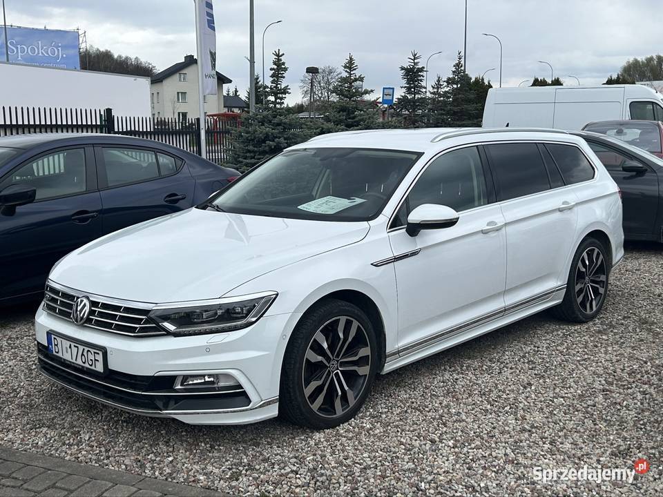 VOLKSWAGEN PASSAT B8 20TDI Rline DSG Kamera Full nieuszkodzony Białystok sprzedam