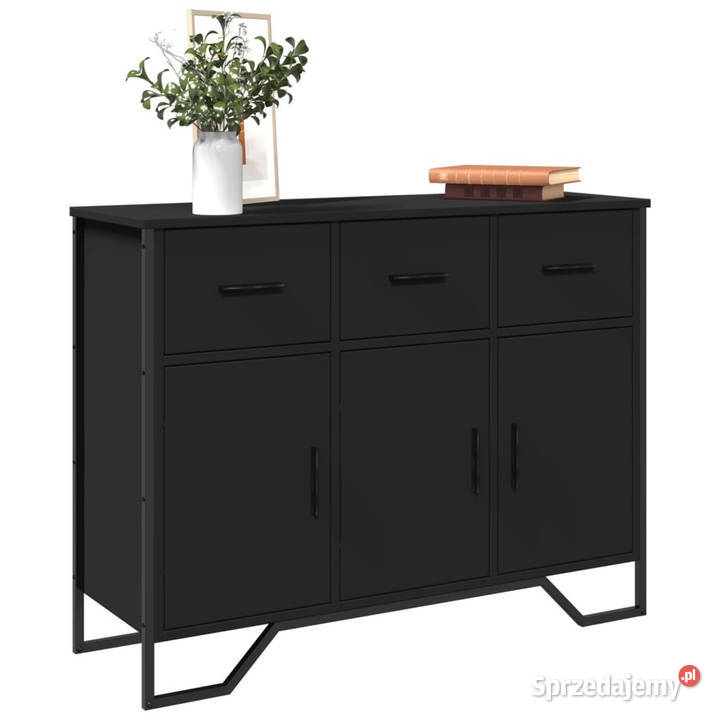 Szafka czarna 97x325x745 materiał drewnopochodny Warszawa sprzedam