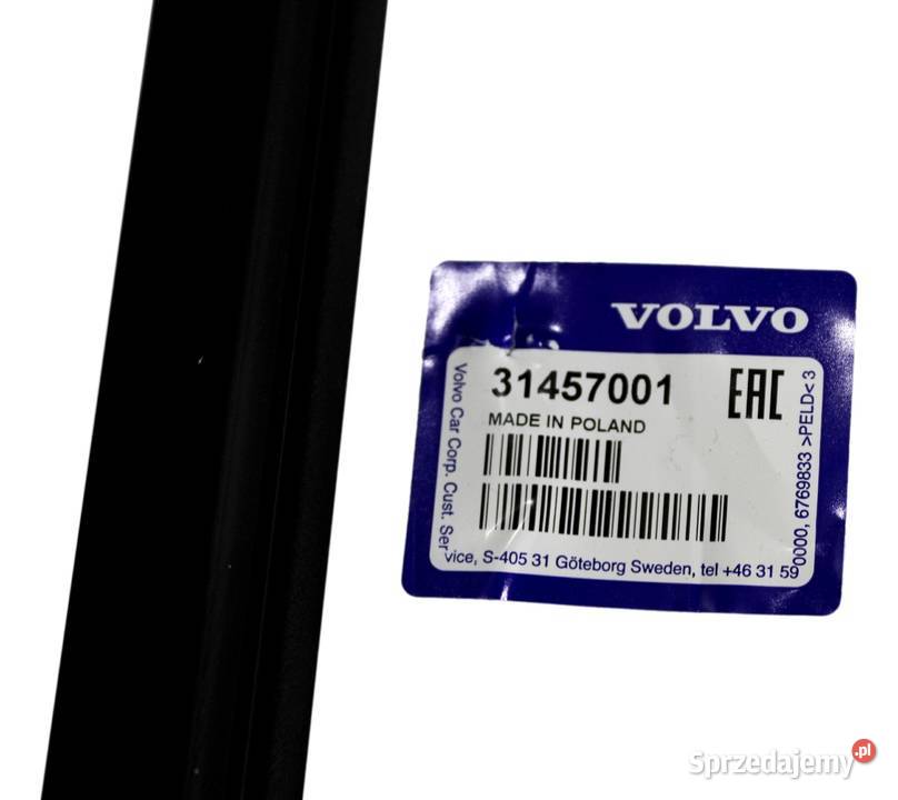 VOLVO XC40 przednia prawa listwa drzwi szyby OE Bielany Wrocławskie sprzedam