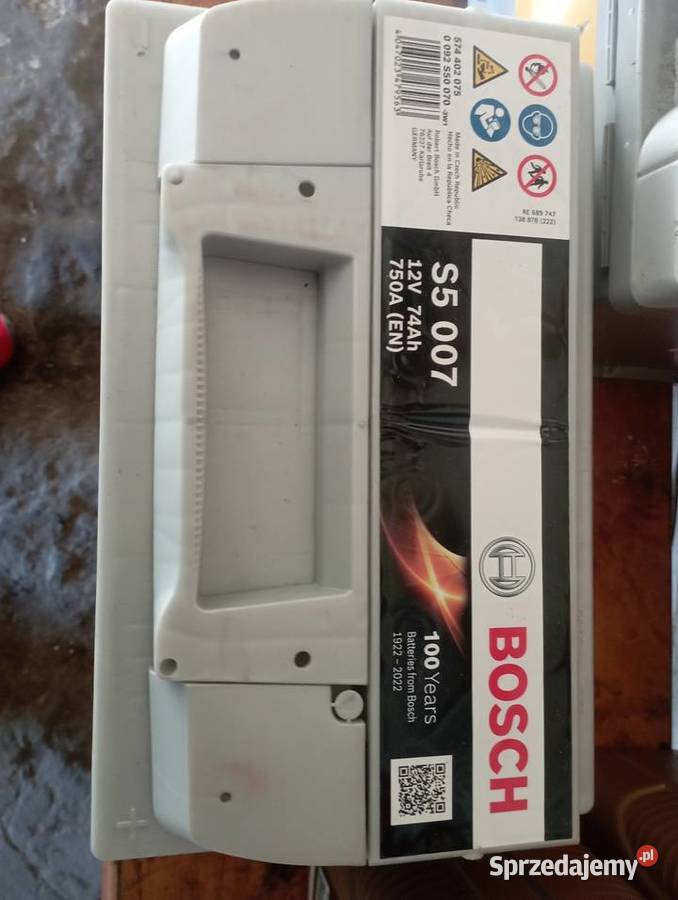 Akumulator Bosch S5 75Ah 750a NOWY 2025 Lublin sprzedam
