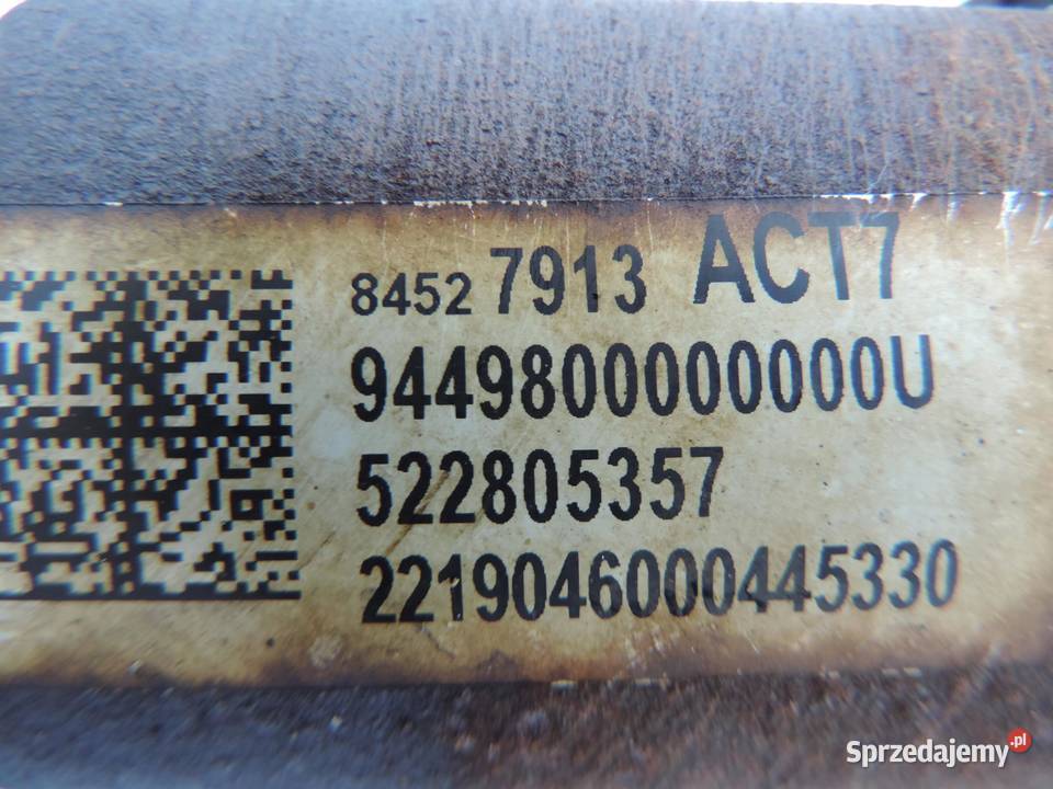 OPEL INSIGNIA B 15T PÓŁOŚ LEWA 522805357 Motoryzacja sprzedam