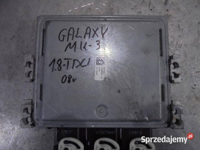KOMPUTER SILNIKA GALAXY MK3 18 TDCI 7G9112A650TE wielkopolskie