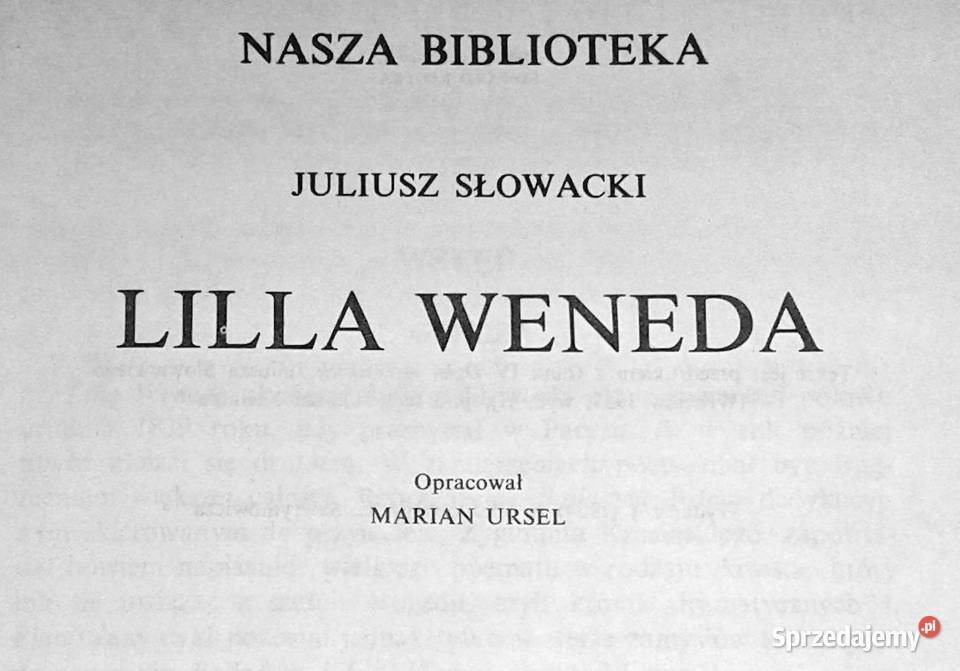 Lilla Weneda Juliusz Słowacki Chełm