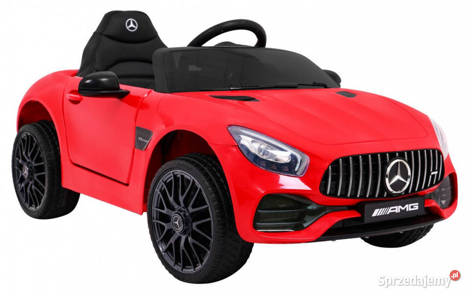 Mercedes Benz GT na akumulator dzieci Czerwony