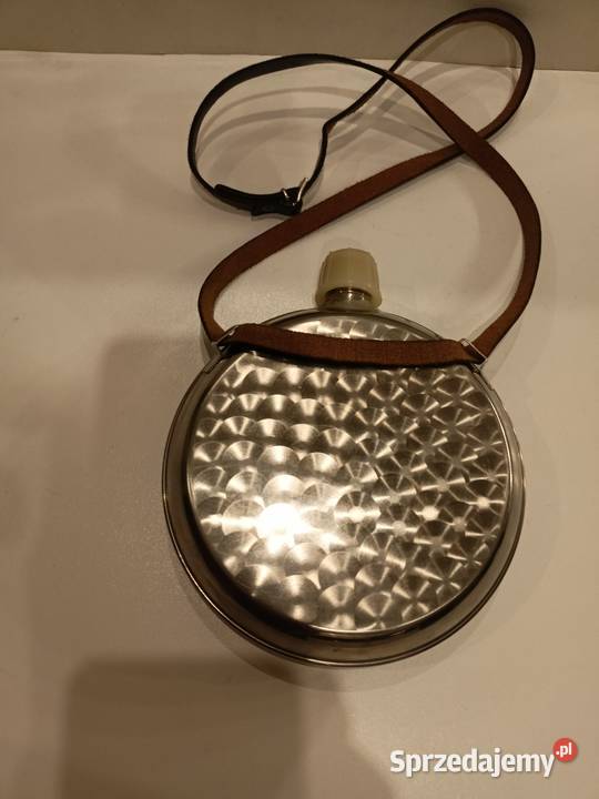 Piersiówka stal nierdzewna 05 L nowa PRL vintage