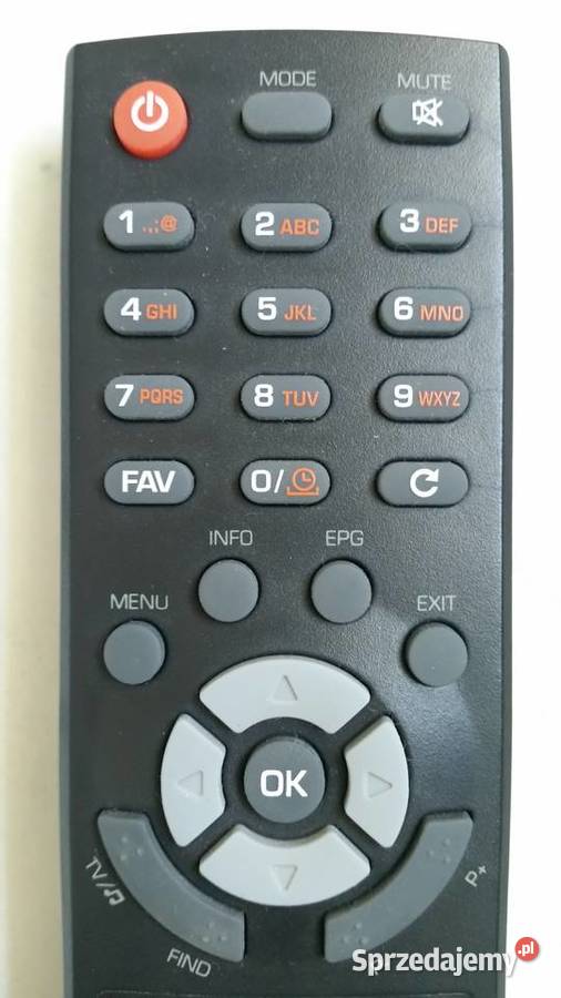 Pilot ERCU012 dekodera DVBT Opticum lubelskie Puławy