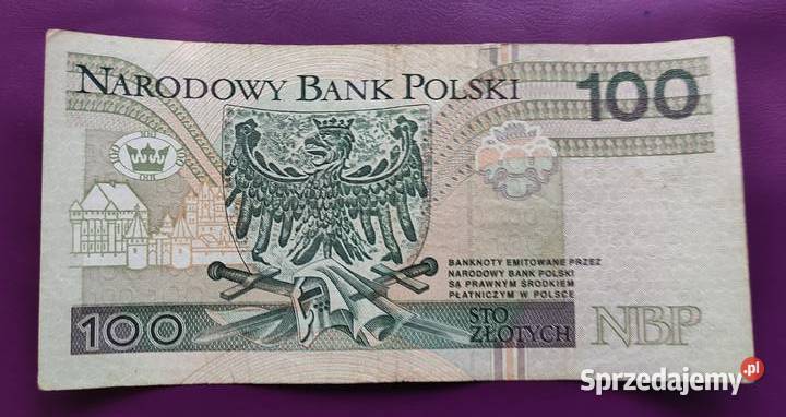 Banknot kolekcjonerski 100 1994 seria mazowieckie Pruszków