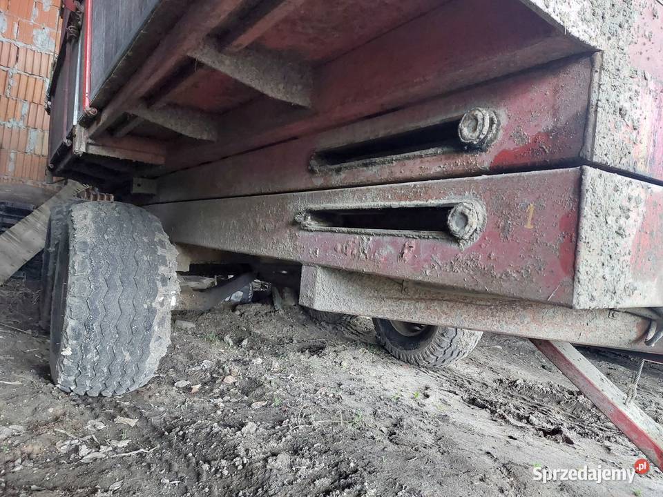 Przyczepa tandem wysokiego składowania nożycowa łódzkie Sieradz sprzedam