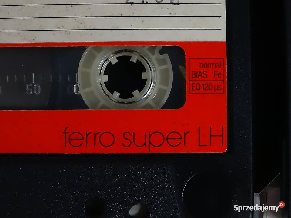 Zestaw 4 kaset magnetofonowych BASF ferro super kaseta Biłgoraj