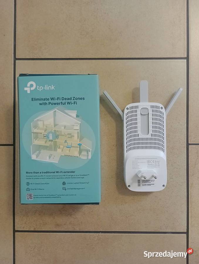 Wzmacniacz sieci TPLINK RE550 24 5 GHz WiFi 5 śląskie Tarnowskie Góry