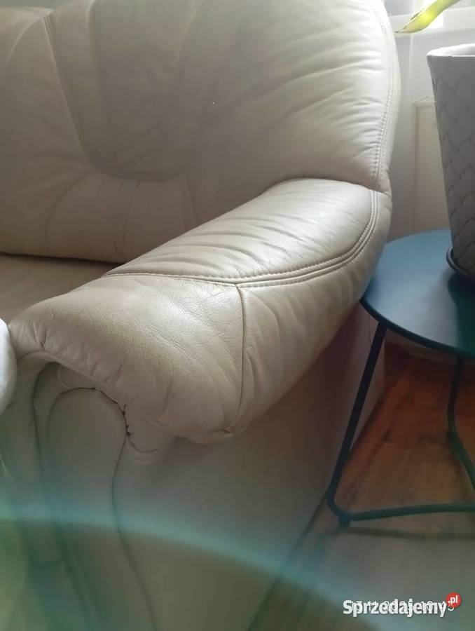 Skórzana sofa w stanie Olkusz