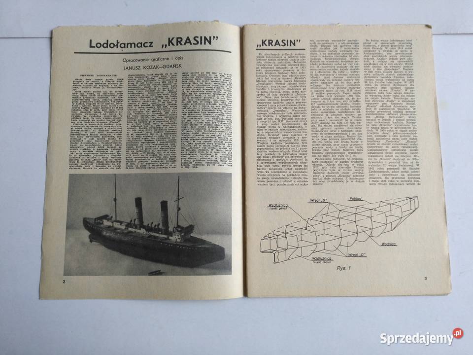 Mały Modelarz 71985 Lodołamacz Krasin Dąbrowa Górnicza