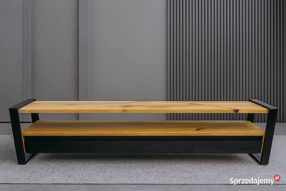 Szafka RTV Dębowa LOFT 100 Lite Drewno Różne 40cm Warszawa