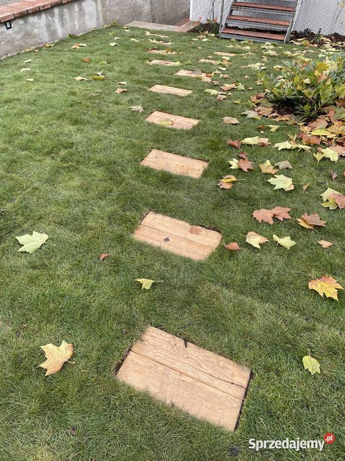 Dębowe Schody Zewnętrzne Dębowe Stopnie Ogrodowe Pozostałe