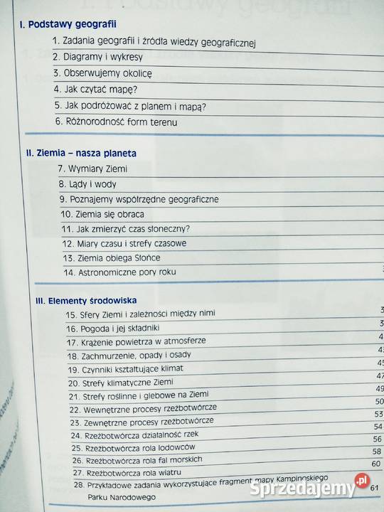 Geografia 1 operon zeszyt ćwiczeń Warszawa sprzedam