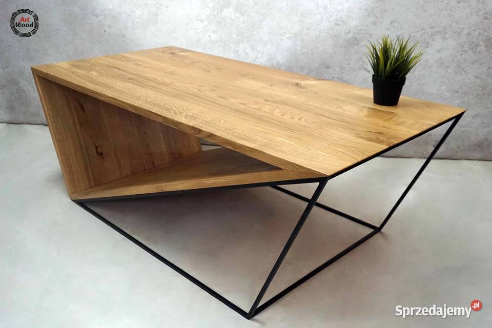 Ława loftowa stolik kawowy trójkąt Pozostałe Nowy Sącz