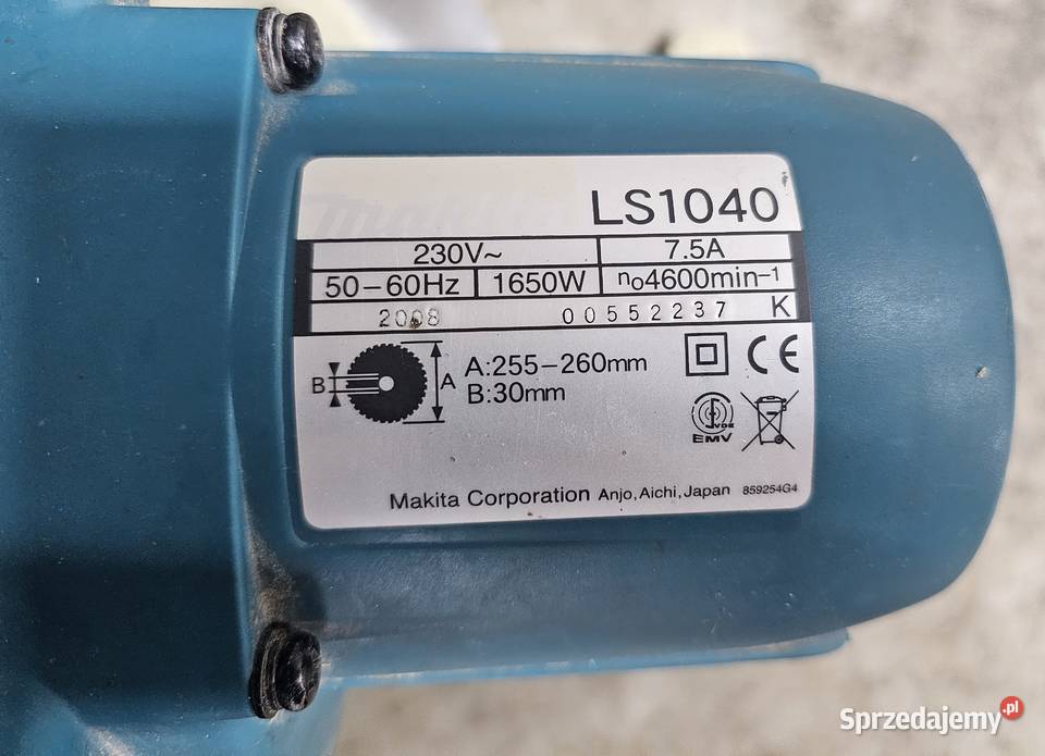 MAKITA LS 1040 PIŁA TARCZOWAUKOŚNICA łódzkie Radomsko