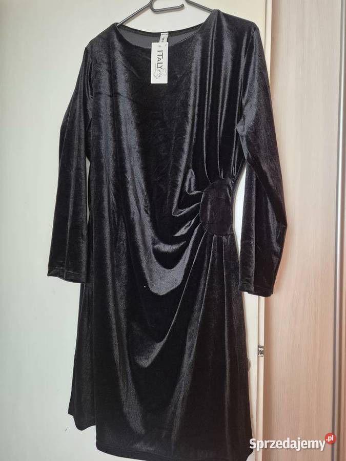 Elegancka Sukienka welurowa Łomża sprzedam