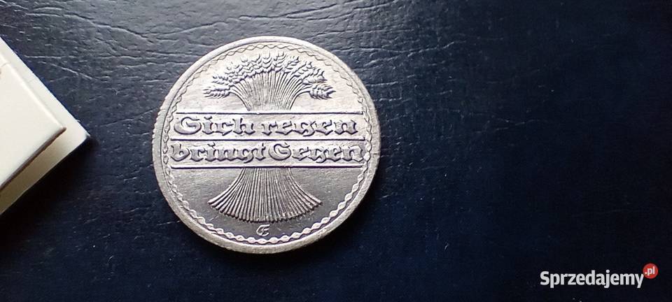 Stare monety 50 fenig 1921 Niemcy Lesko