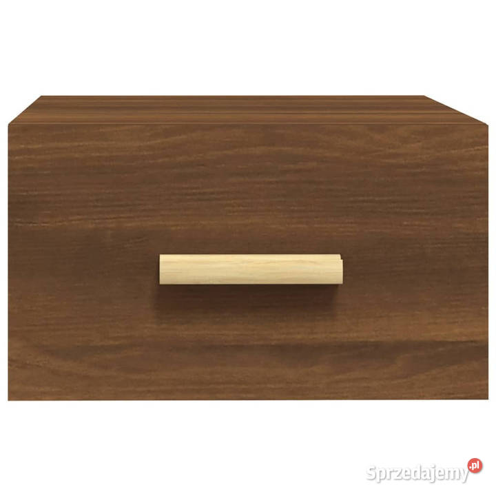Wisząca szafka nocna brązowy dąb 35x35x20 Szafki